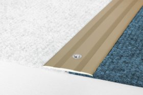 Aliumininė grindų juostelė HESORA H 03 D4, 3.5 x 180 cm,  mat.šampano spalvos, kilmės šalis ES