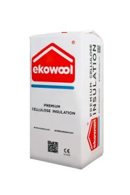 Biri celiuliozinė ekovata EKOWOOL PREMIUM, svoris 13.5 kg