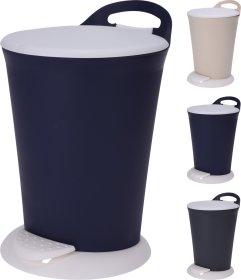 Šiukšliadėžė, su pedalu, 3 skirtingos sp., 6 l