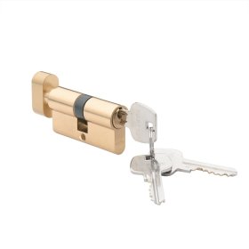 Spynos cilindras INOVO 4ME Z, 60 mm, 30 x 30 mm, su užsuktuku, geltonos spalvos