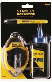 Kreidos ir žymėjimo virvės rinkinys STANLEY 0-47-681, 115 g, 30 m