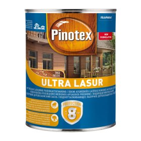 Medienos impregnantas PINOTEX Ultra, 1 l, akmens pilkumo spalvos