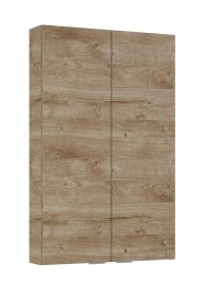 Vonios spintelė ELITA For All 50, 80 x 50 x 12,6 cm, viršutinė, pakabinama, lėto atidarymo durelės, 2D, ąžuolo spalvos, 168309