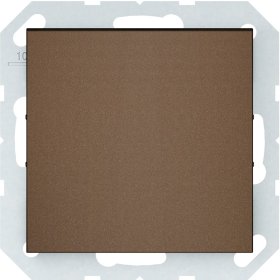 Perjungiklis VILMA Qr1000 P710-010-02, 1 klavišo, įleidžiamas, kryžminis, mocha sp.