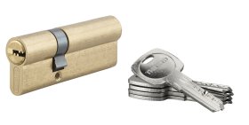 Spynos cilindras SERRUPRIX Tiger 6, 5 raktai, žalvarinis, 60x30 mm, 216609