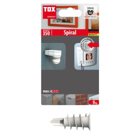 Sukamas kaištis GKP TOX Spiral, 32, 10 vnt.