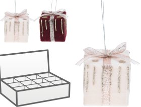 Eglutės žaisliukas Dovana, 2 skirtingi dizainai, 1 vnt.