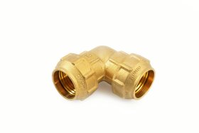 Žalvarinė lauko vandentiekio alkūnė, d32