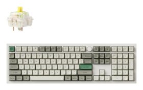 Belaidė žaidimų klaviatūra KEYCHRON Q6 Max, 100% mechaninė, baltos sp., Q6M-P4