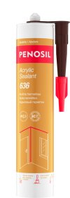 Akrilinis hermetikas PENOSIL Acrylic Sealant 636, 280 ml, rudos spalvos