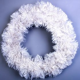 Kalėdų vainikas NOVELLY HOME H011, baltos sp., H011, skersmuo 50 cm.