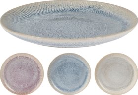 Lėkštė, keraminė, 3 skirtingos sp., skersmuo 27,2 cm