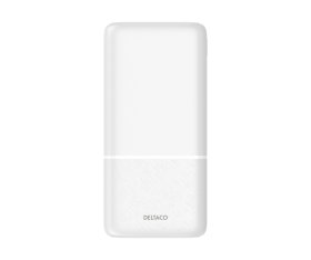 Išorinė baterija DELTACO PB-C1006, 20000 mAh, 2x USB-A, 1x USB-C, baltos sp.
