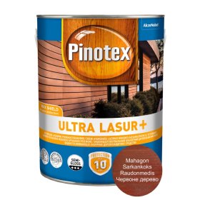 Medienos impregnantas PINOTEX Ultra OP Lasur+ Raudonmedis 3L