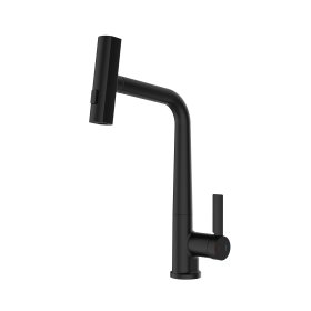 Plautuvės maišytuvas VENTO Urban, ištraukiamas snapas, juodos spl.