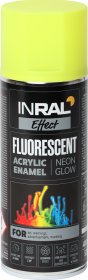 Aerozoliniai dažai INRAL FLUORESCENT, geltona sp., matinė, 400ml