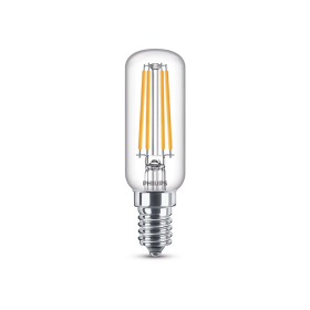LED lempa PHILIPS, 4,5W (=40W), E14 T25, gartraukiui, 220-240V, 2700K, 470 lm, skaidri