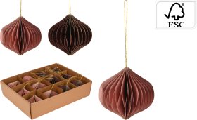 Pakabinama dekoracija Korys, popierinis, 2 skirtingi dizainai, 80 mm