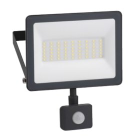 LED prožektorius SCHNEIDER Mureva, 50 W, 220-240 V, 6500 K, IP44, 5000 lm, su judesio davikliu, 215 x 221 x 31 mm, IMT47221