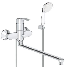 Vonios maišytuvas GROHE Multiform, ilgu snapu, komplekte žarna, dušo galvutė, chromas, 3270800A