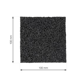 Antivibracinis kilimėlis WALTECO, 100 x 100 x 15 mm