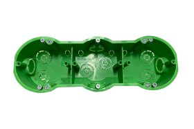 Montažinė dėžutė LIREGUS Įid3 66-003, 46 mm, g/k, 3 vietų