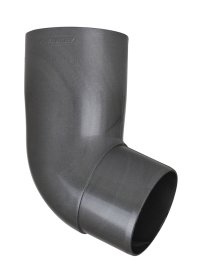 Alkūnė 67° MARLEY, 75mm, antracito metalo spalva, 360546