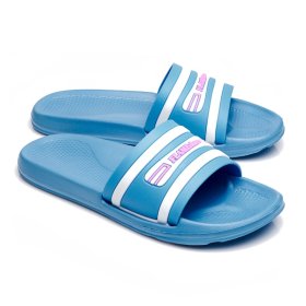 Šlepetės moteriškos B-2013-4, mėlynos sp., 37 dydis