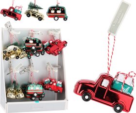 Eglutės žaisliukas Automobilis, įvairių sp. ir dizainų, 10 x 3,5 x 6 cm