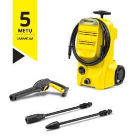 Aukšto slėgio plovykla KARCHER K 3 Classic, slėgis iki 120 bar, vandens srautas 380 l/h, galia 1,6 kW