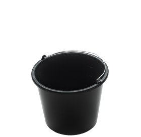 Statybinis kibiras, 5 l, juodas