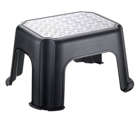 Taburetė - laiptelis ROTHO Paso, juodos/pilkos sp.
