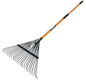 Grėblys lapams su stikloplastikiniu kotu HERVIN GARDEN R122AF