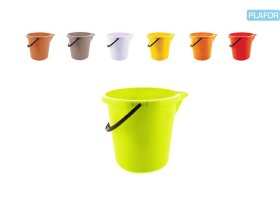 Plastikinis kibiras su snapeliu PLAFOR 5335, 12 l