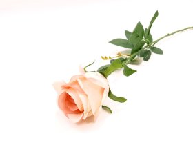 Dirbtinė gėlė rožė NOVELLY HOME Dy1-276D, šv.rožinės sp., 55cm