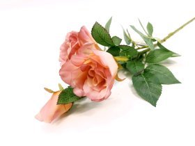 Dirbtinė gėlė rožė NOVELLY HOME NOVELLY HOME Dy26-9, sendintos rožinės sp., 79cm