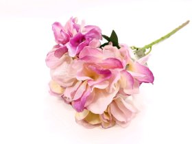 Dirbtinė gėlė hortenzija NOVELLY HOME DY13-6B, šv. violetinės sp., 64 cm