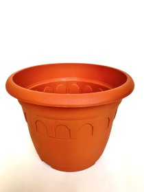 Plastikinis vazonas CYPRYS, 1 12-09316, 14 x 16 x 16 cm.