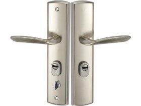 Durų rankena KUHINOKS Fiona, 68mm, šarvuotoms kiniškoms durims, dešinė, KZB_312P, mat.chrom.sp.