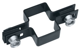 Apkaba tvoros segmentui HERVIN GARDEN, skersmuo 40x60 mm, su tarpinėmis ir varžtais, centrinė, cinkuota, dažyta, RAL7016