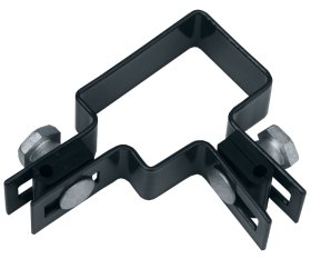 Apkaba tvoros segmentui HERVIN GARDEN, skersmuo 40x60 mm, su tarpinėmis ir varžtais, kampinė, cinkuota, dažyta, RAL7016