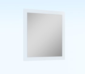 Veidrodis ELITA Kinga 60, 70 x 60 x 1,9 cm, baltas matinis remėlis, 167629
