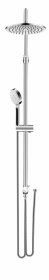 Dušo komplektas HERZ PURE WATERFALL a11, komplekte: stovas, 2 dušo galvutės, žarna, UH12551, Austrija