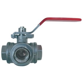 Rutulinis ventilis EZFITT, 3/4'', vidus/vidus/vidus, 39514, trieigis T tipo