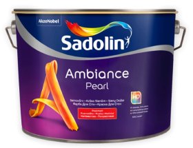 Vandeniniai sienų dažai SADOLIN Ambiance Pearl, 10 l, BW bazė, pusiau matiniai