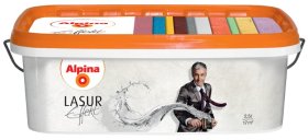 Struktūriniai dažai ALPINA Effekt Lasur Silber, 2,5 l, sidabro atspalvio