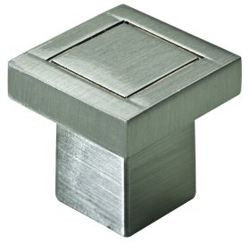 Baldų rankenėlė HETTICH, nerūd. pl. imitacija 18x18mm, 15980