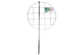 Metalinė gėlių atrama TARMO, juoda, 57x105cm.