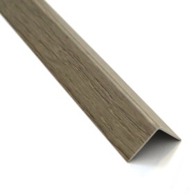 PVC kampinis profilis ARCANSAS P183, 2600 x 20 x 20 mm, "Sonoma" ąžuolos imitacija