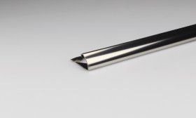 Kampas plytelėms ARCANSAS 257A5L/430, 2500 x 23 x 10 mm, nerūdijančio plieno, išorinis,  poliruotas